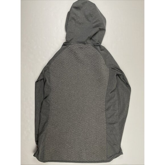 Columbia Active Hoodie Men’s M Quilted Pullover Sweatshirt Gray Midweight - Picture 3 of 9